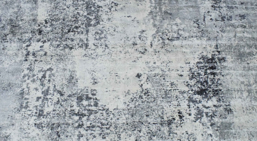 7.8x9.8 Rug, Abstract Blue and Gray Rug made with Viscose Art Silk, Living, Dinning and Bedroom Rug | TRD0092AR7898 - The Rug Decor