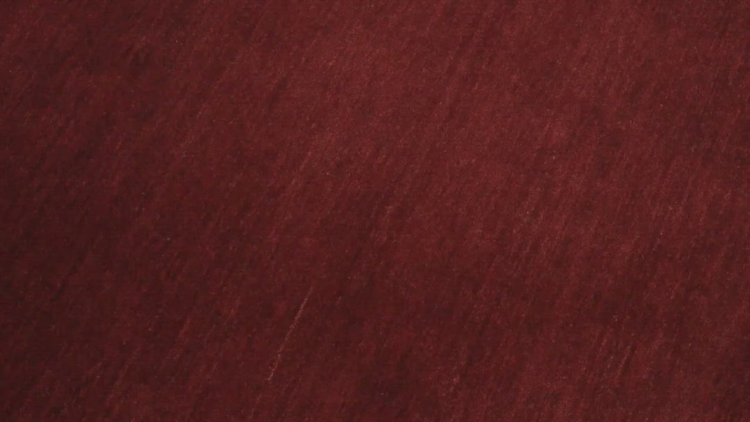 4x6 Solid Red Wool Hand Woven Southwestern Gabbeh Rug | LOR25