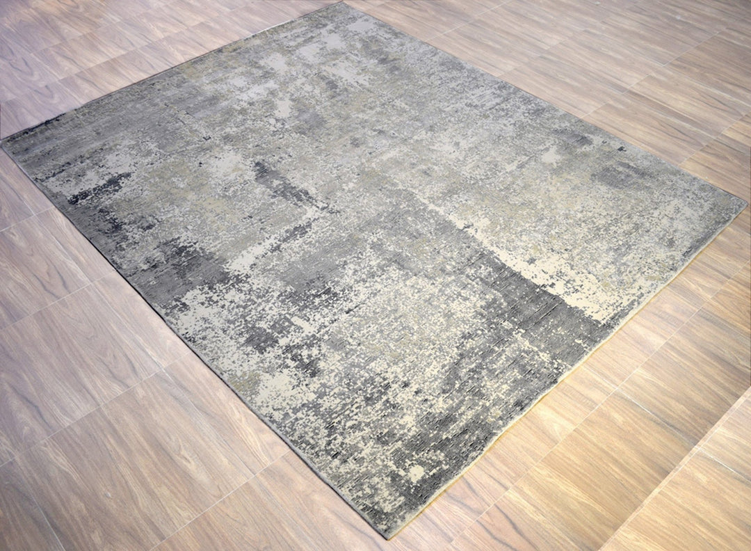 8'x 10' Rug |Modern Handmade Wool & Viscose Area Rug| The Rug Decor | TRD10095810 - The Rug Decor