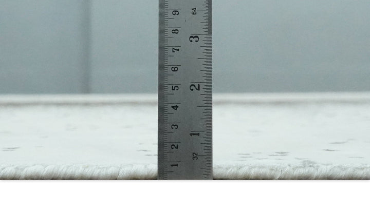 8x10 Ivory and Brown Modern Abstract Handmade Viscose Area Rug | AE33810 - The Rug Decor