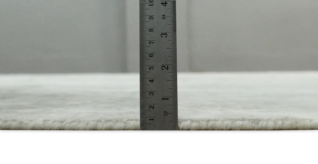 8x10 Modern Abstract Ivory and Camel Contemporary Wool Area Rug | QT22 - The Rug Decor