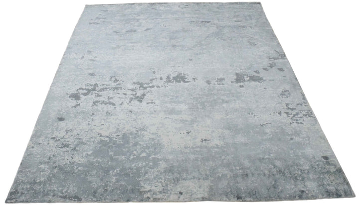 8x10 Rug, Abstract Blue and Green Rug made with Viscose Art Silk, Living, Dinning and Bedroom Rug | TRD0011QT810 - The Rug Decor