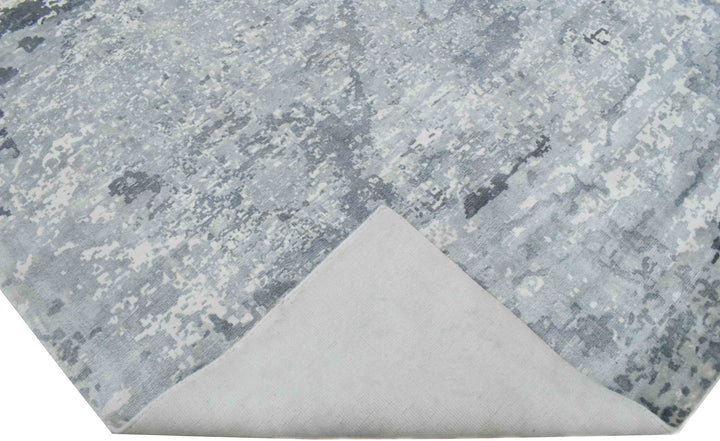 8x10 Rug, Abstract Blue and Green Rug made with Viscose Art Silk, Living, Dinning and Bedroom Rug | TRD0011QT810 - The Rug Decor