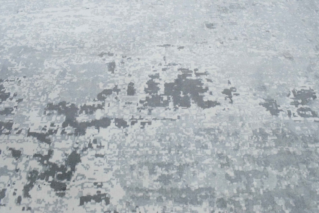 8x10 Rug, Abstract Blue and Green Rug made with Viscose Art Silk, Living, Dinning and Bedroom Rug | TRD0011QT810 - The Rug Decor