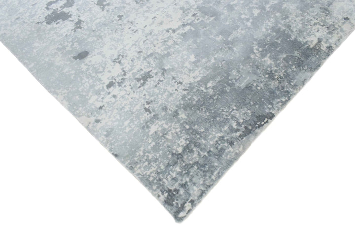 8x10 Rug, Abstract Blue and Green Rug made with Viscose Art Silk, Living, Dinning and Bedroom Rug | TRD0011QT810 - The Rug Decor