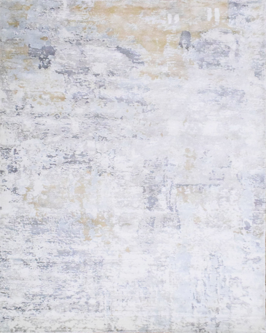 8x10 Rug, Abstract Blue and Ivory Rug made with Viscose Art Silk, Living, Dinning and Bedroom Rug | TRD030OP - The Rug Decor