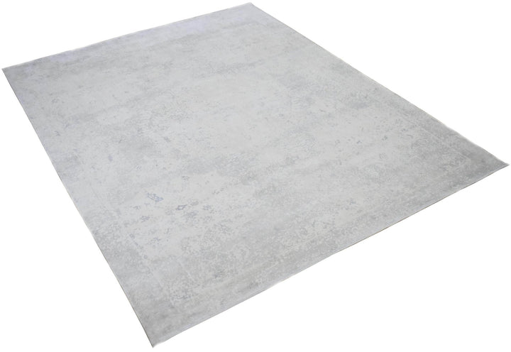 8x10 Rug, Abstract Ivory Rug made with Viscose Art Silk, Living, Dinning and Bedroom Rug | TRD005QT810 - The Rug Decor