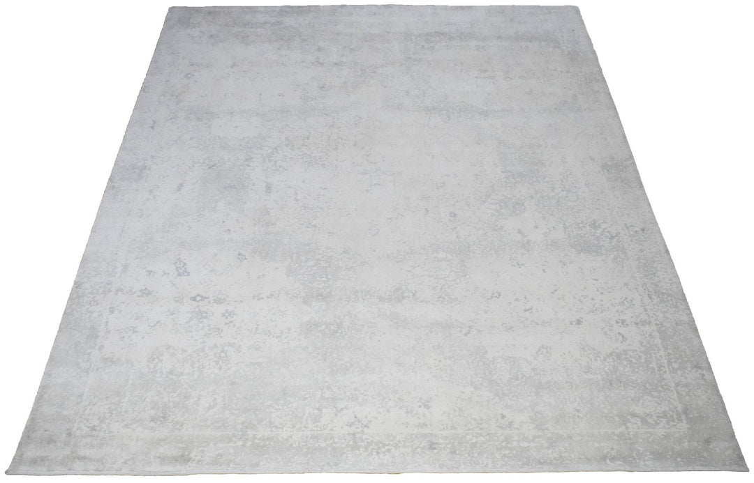 8x10 Rug, Abstract Ivory Rug made with Viscose Art Silk, Living, Dinning and Bedroom Rug | TRD005QT810 - The Rug Decor