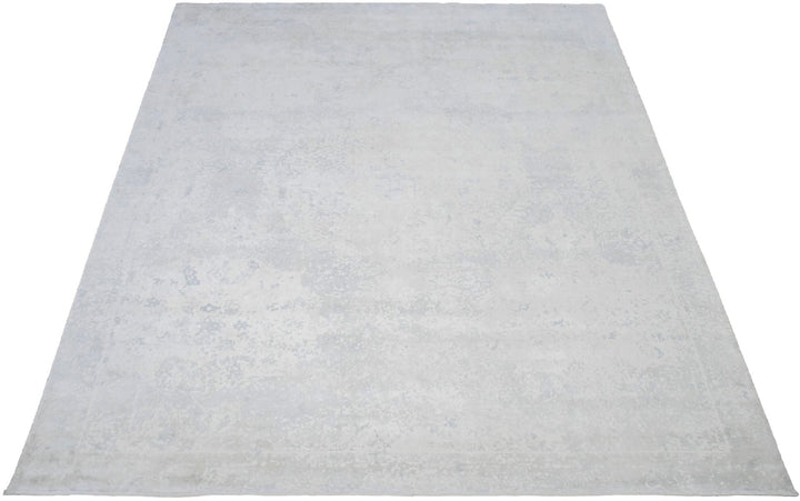 8x10 Rug, Abstract Ivory Rug made with Viscose Art Silk, Living, Dinning and Bedroom Rug | TRD005QT810 - The Rug Decor