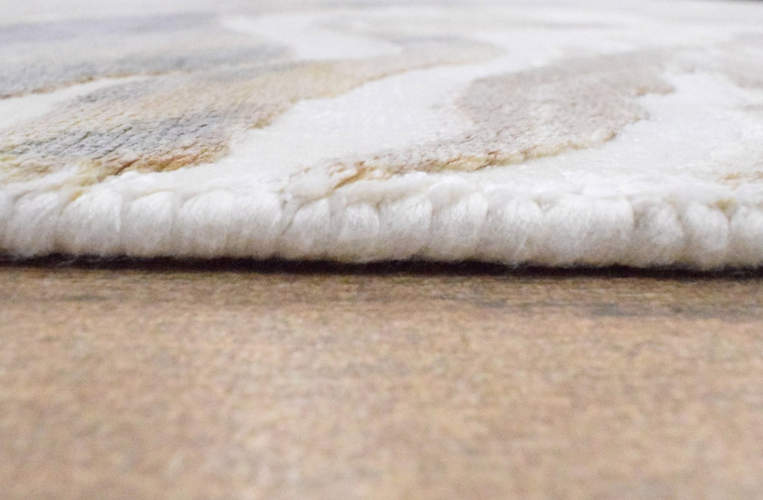 8x10 Rug, Bronze and Gray Rug, One of a Kind Rug, Granite Rug, Modern and Abstract Rug, Handmade Wool & Viscose Area Rug | TRD0021OP - The Rug Decor