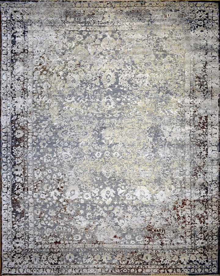 8'x10' Rug | Handmade Hand-Spun Wool and silk Area Rug | The Rug Decor | TRD1793810 - The Rug Decor