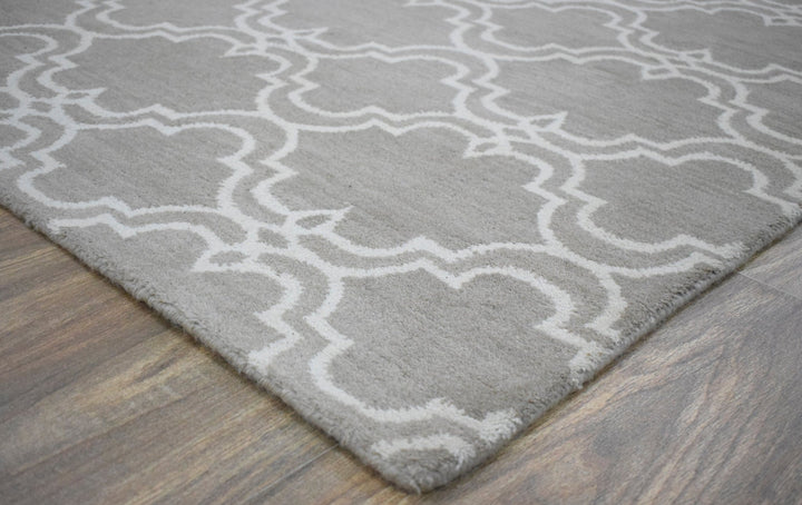8'x10' Rug | Modern Hand Made Indian Wool Area Rug | The Rug Decor | TRD1006810 - The Rug Decor