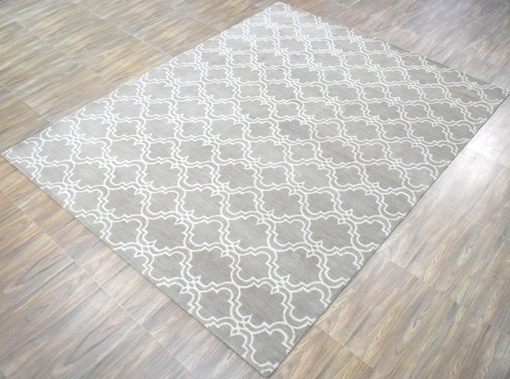 8'x10' Rug | Modern Hand Made Indian Wool Area Rug | The Rug Decor | TRD1006810 - The Rug Decor