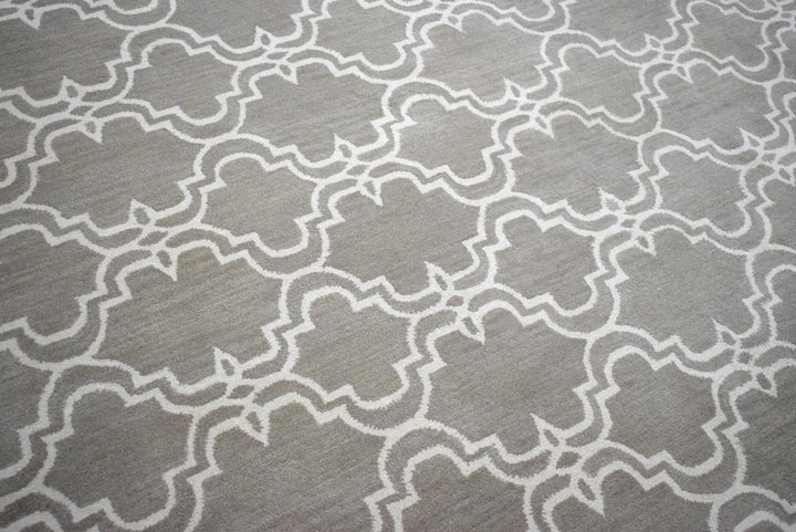 8'x10' Rug | Modern Hand Made Indian Wool Area Rug | The Rug Decor | TRD1006810 - The Rug Decor