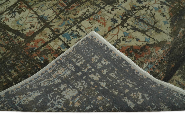 8x10 Rug | Modern Heriz Serapi Handmade Wool Area Rug | TRD1684810 - The Rug Decor