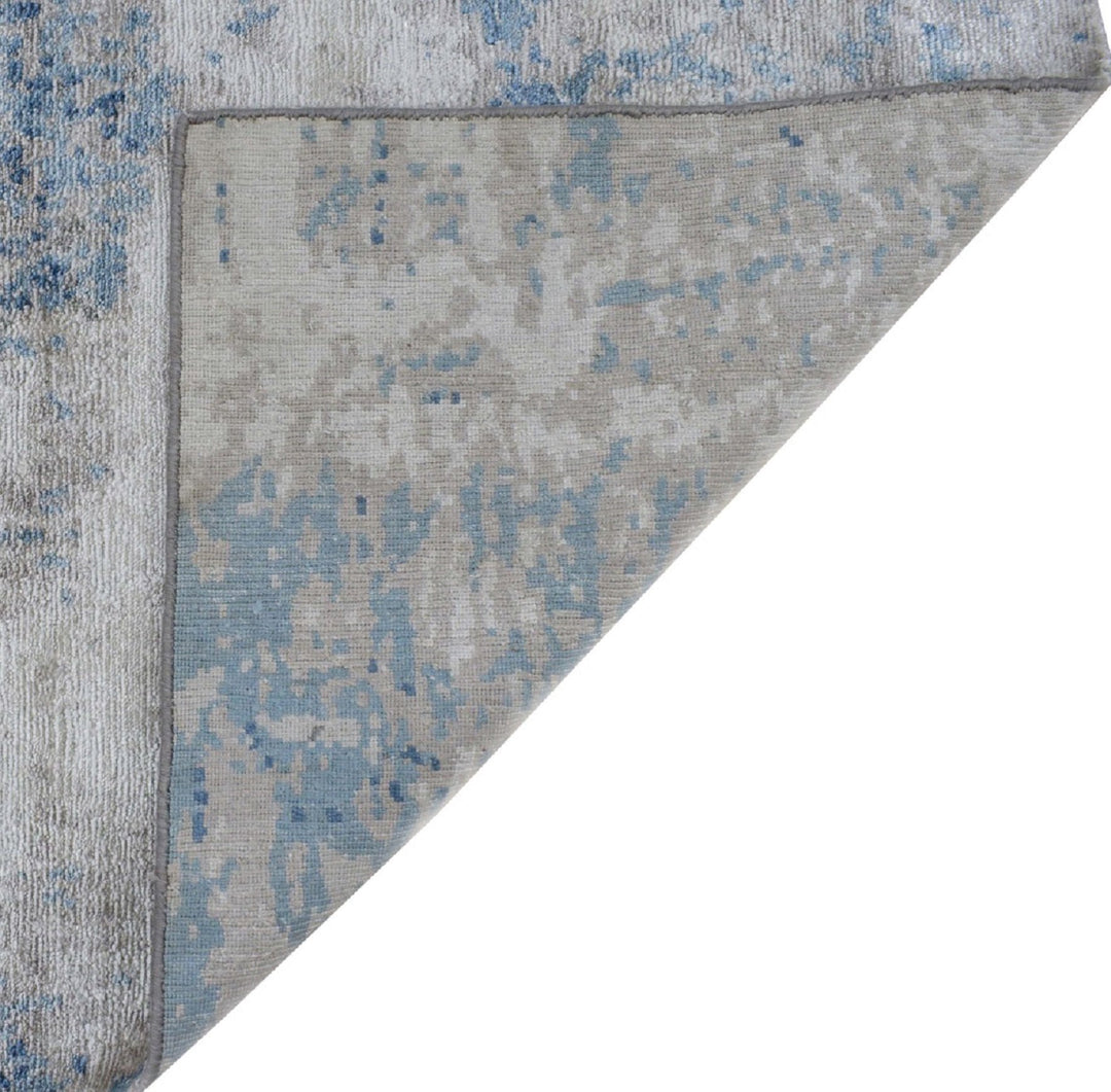 Abstract Handmade Bamboo Silk 8x10 Area Rug | TRD1689810 - The Rug Decor