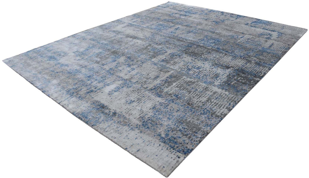 Abstract Handmade Bamboo Silk 8x10 Area Rug | TRD1689810 - The Rug Decor