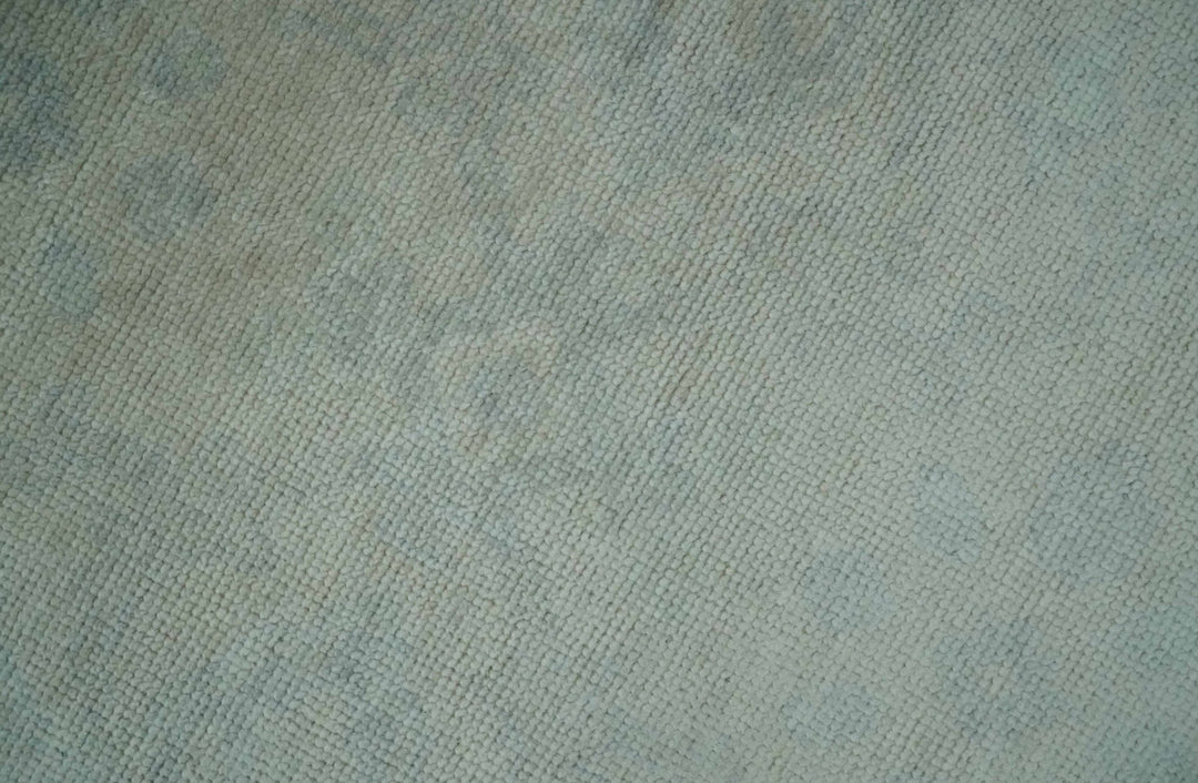 Antique look Beige and Gray Hand Knotted Oriental Oushak 8x10 wool Area Rug - The Rug Decor