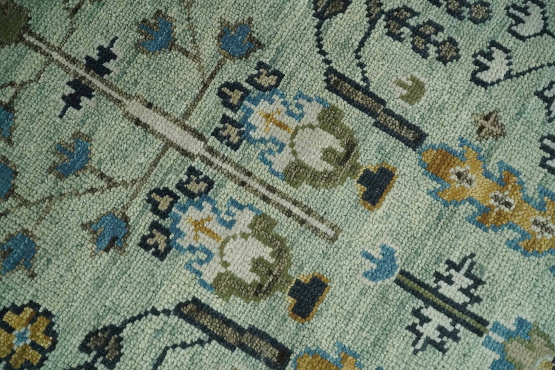 Antique Moss Green 5x8, 6x9, 8x10, 9x12, 10x14, 12x15 Wool Hand Knotted Traditional Ivory Vintage Persian Wool Area Rug | TRDCP663 - The Rug Decor