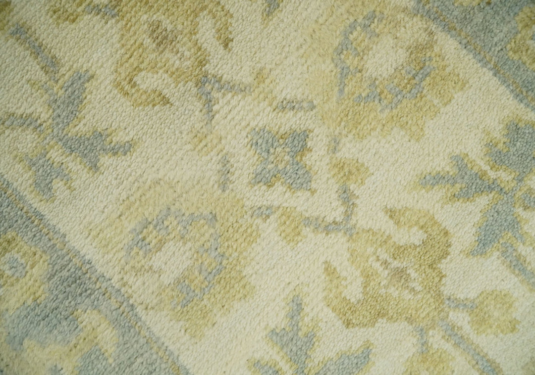 Antique Persian 2x3 Beige and Gray Hand Knotted Entryway Wool Area Rug | TRDWN123 - The Rug Decor