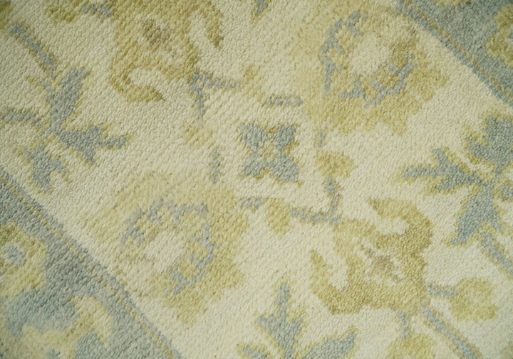 Antique Persian 2x3 Beige and Gray Hand Knotted Entryway Wool Area Rug | TRDWN123 - The Rug Decor