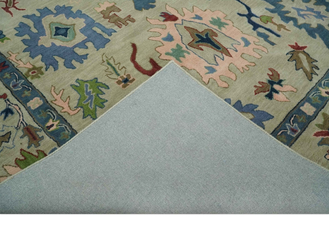 Antique Persian Hand Tufted Beige Modern Oushak Rug, 6x9, 8x10, 9x12 Kids, Living Room and Bedroom Rug | TRD6488 - The Rug Decor
