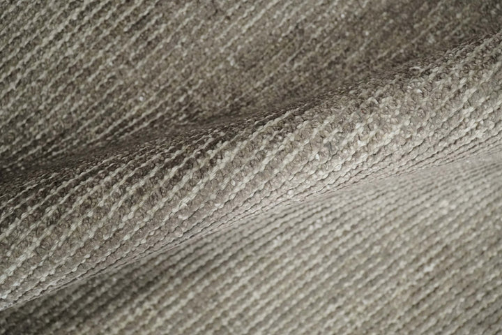 Bamboo Silk 2x3 Hand Knotted Solid Brown Rug, Low Pile, No Shedding | N6123 - The Rug Decor