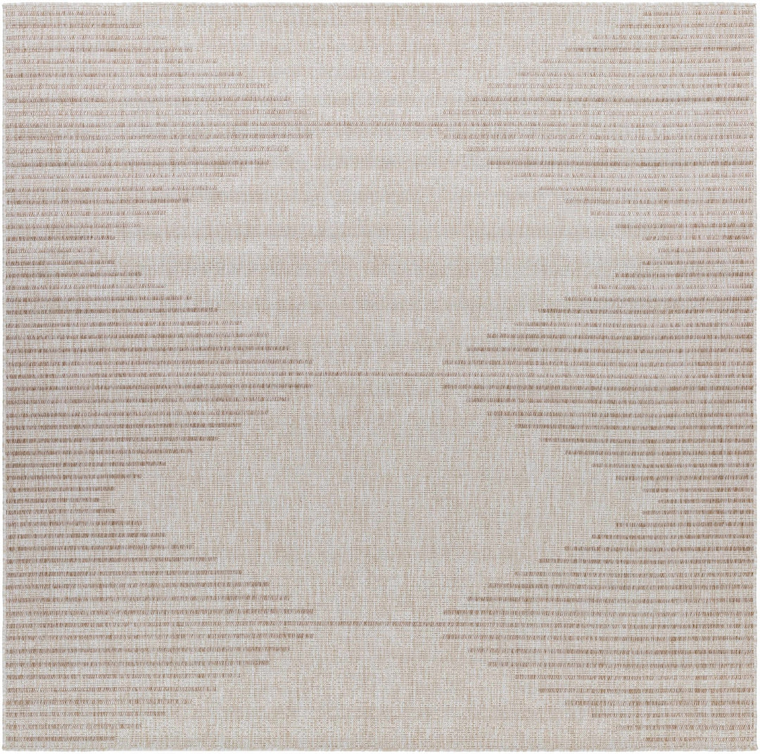Beige and Brown Contemporary Modern Multi size Flatwoven Area Rug - The Rug Decor