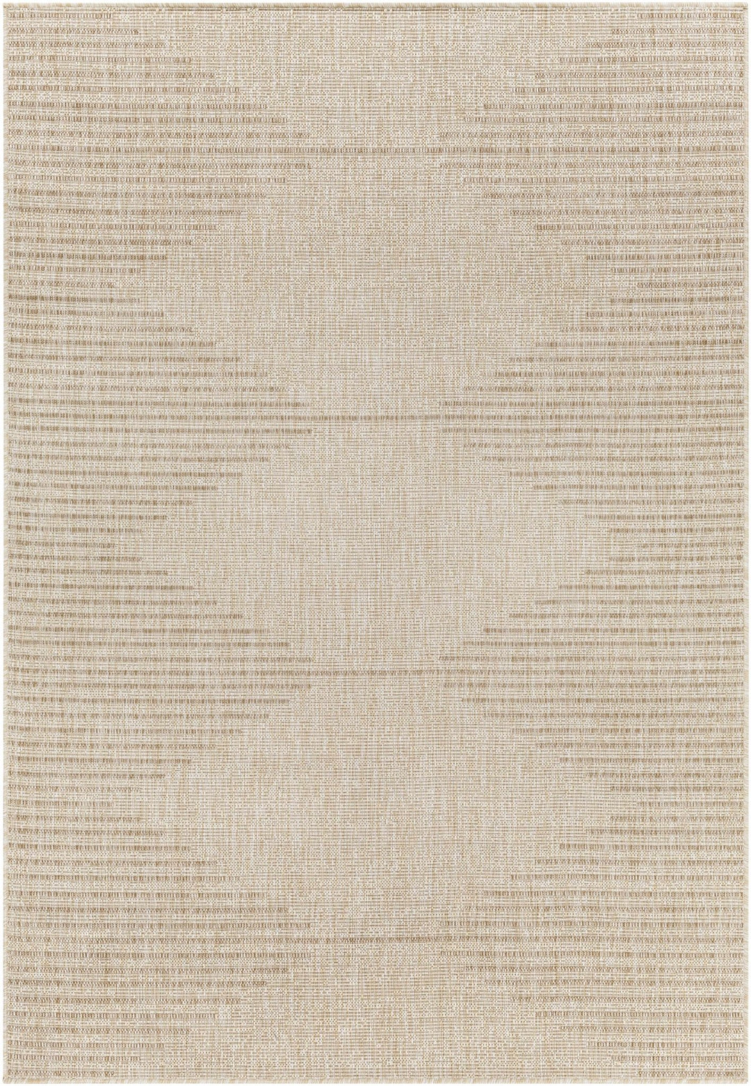 Beige and Brown Contemporary Modern Multi size Flatwoven Area Rug - The Rug Decor