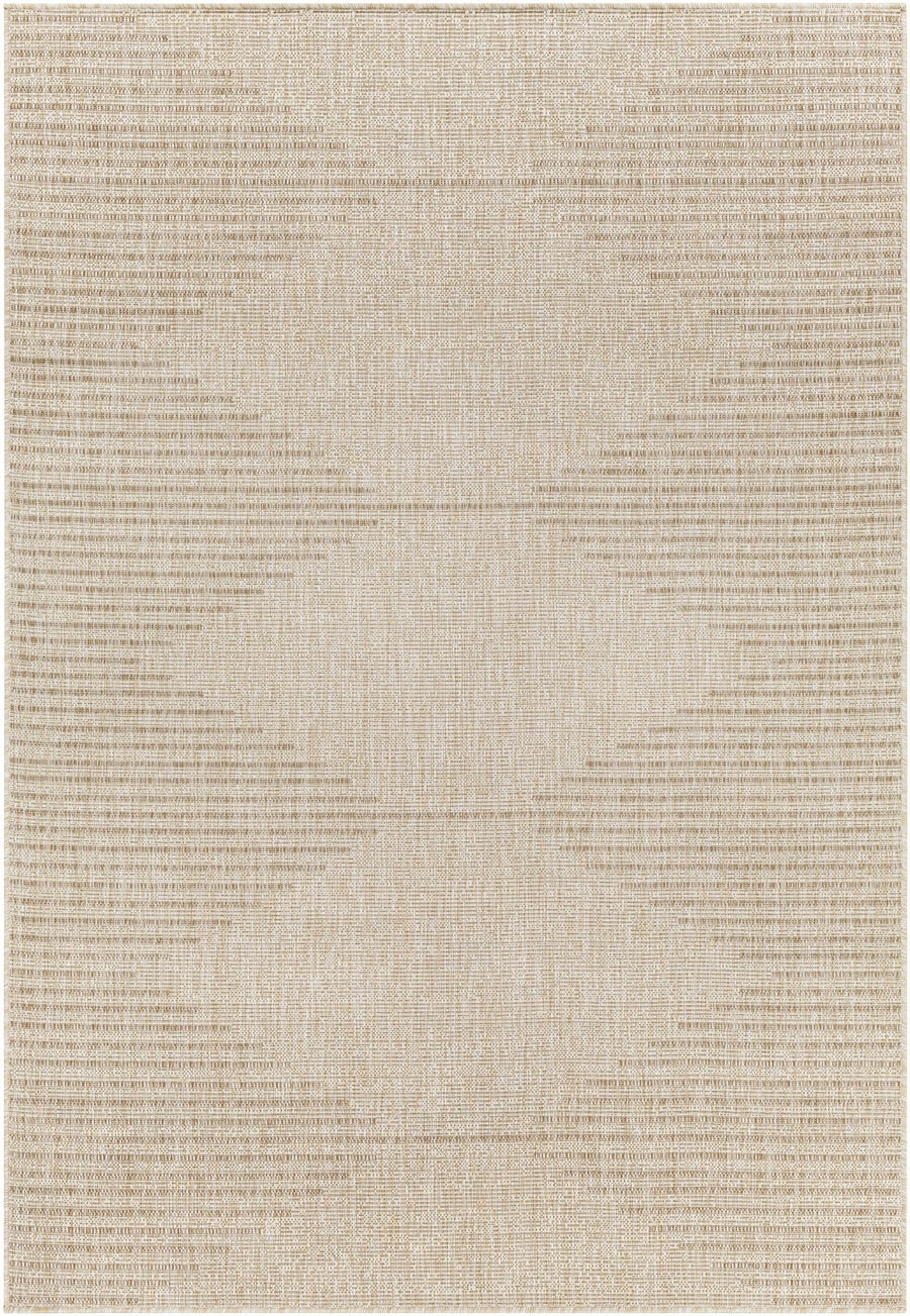 Beige and Brown Contemporary Modern Multi size Flatwoven Area Rug - The Rug Decor