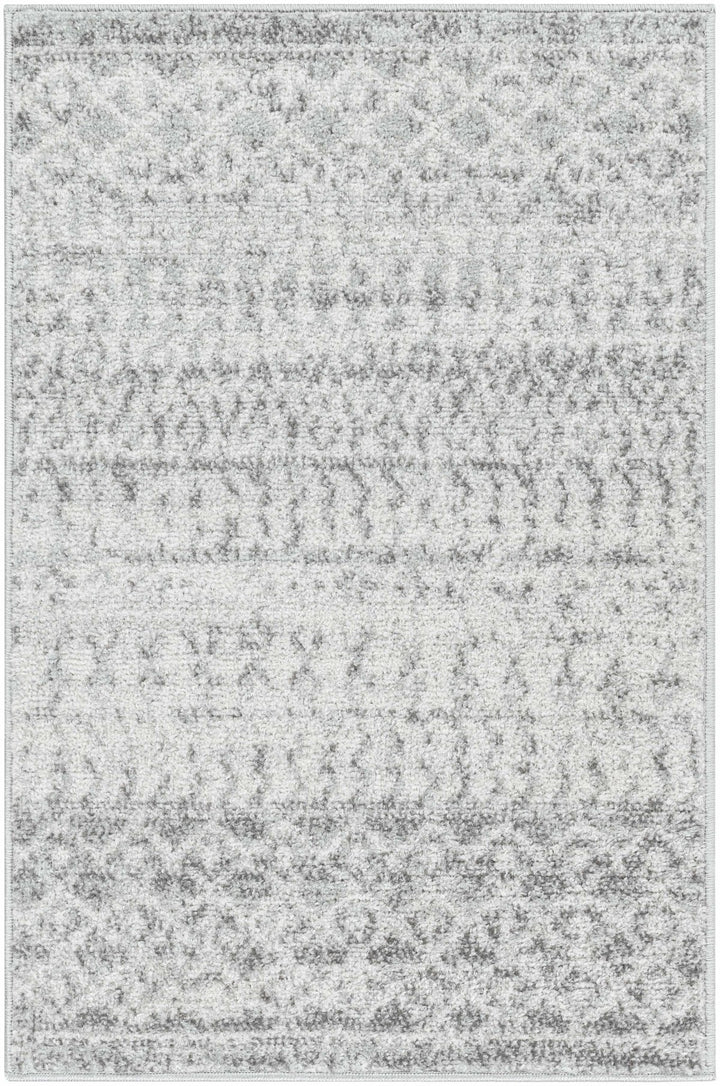 Beige and Gray Tribal Look Traditional Geometrical Design Multi Size Machine Woven Rug - The Rug Decor