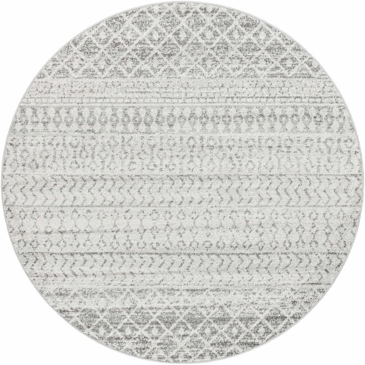 Beige and Gray Tribal Look Traditional Geometrical Design Multi Size Machine Woven Rug - The Rug Decor