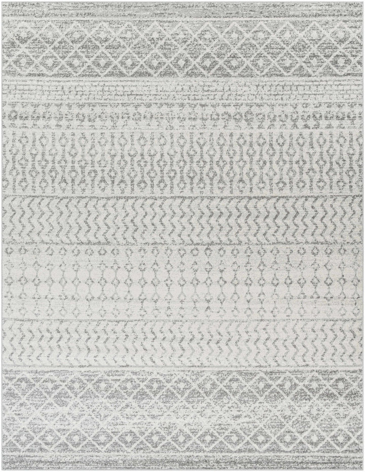 Beige and Gray Tribal Look Traditional Geometrical Design Multi Size Machine Woven Rug - The Rug Decor