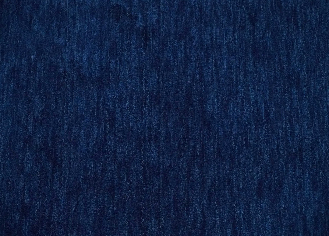 Blue and Rust with multicolor Striped Wool Hand Woven Southwestern Lori Gabbeh Rug| KNT19 - The Rug Decor