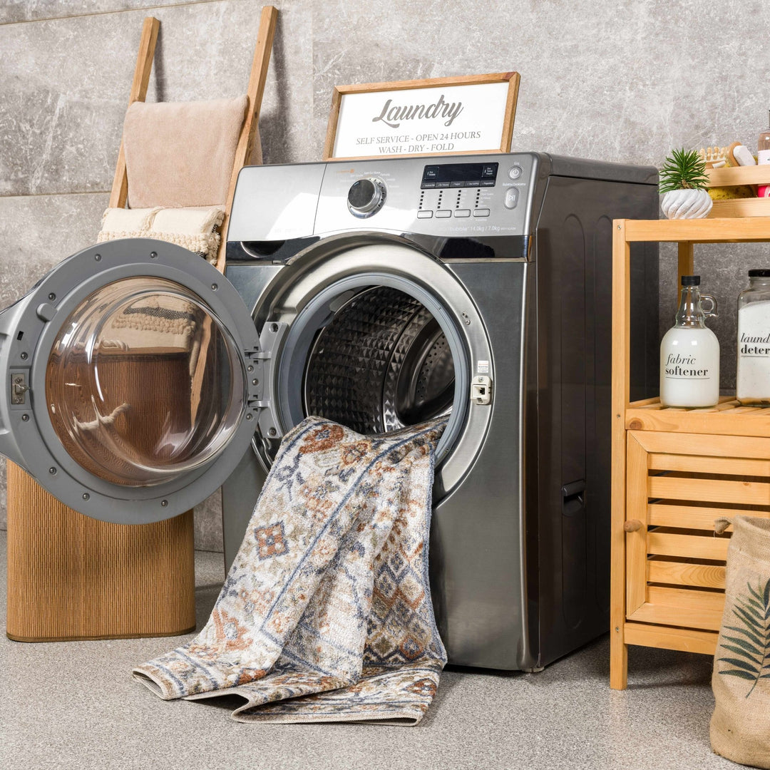 Charcoal, Camel, Silver and Brown Traditional Heriz Area Rug - The Rug Decor