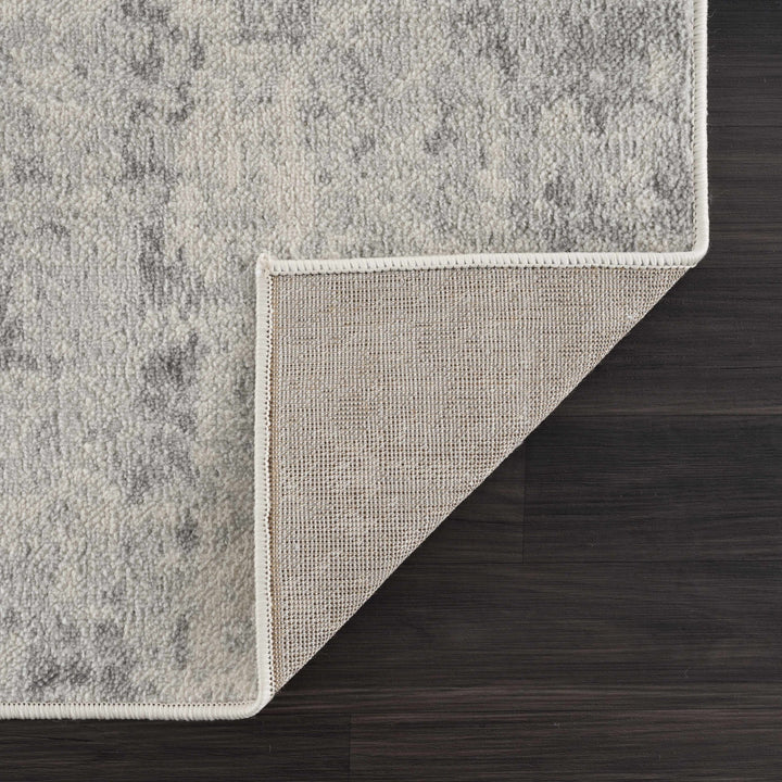 Contemporary Abstract Beige and Gray Medium Pile Multi Size Area Rug - The Rug Decor