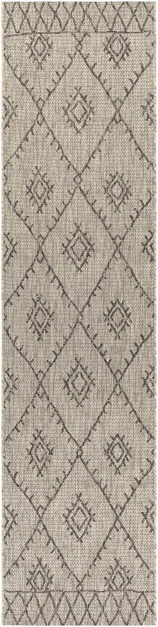 Contemporary Beige, Black and Charcoal Multi Size Outdoor Area Rug - The Rug Decor