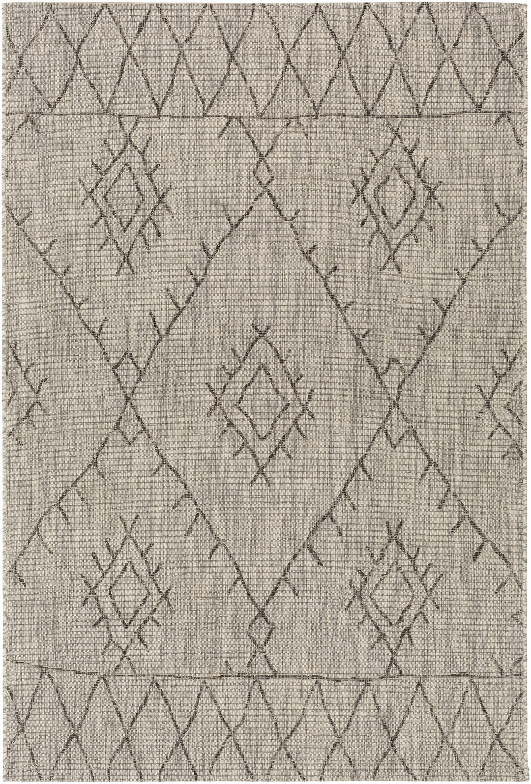 Contemporary Beige, Black and Charcoal Multi Size Outdoor Area Rug - The Rug Decor