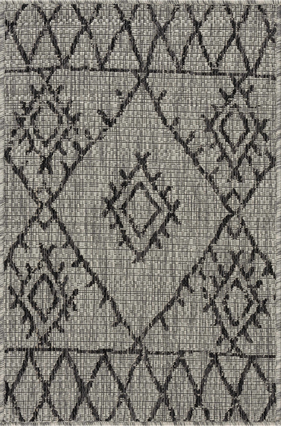 Contemporary Beige, Black and Charcoal Multi Size Outdoor Area Rug - The Rug Decor