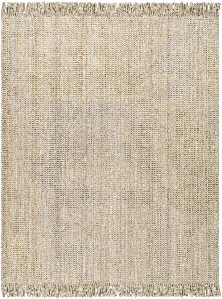 Contemporary Solid Hand Woven Tan Natural Fiber Jute Multi Size Area Rug - The Rug Decor
