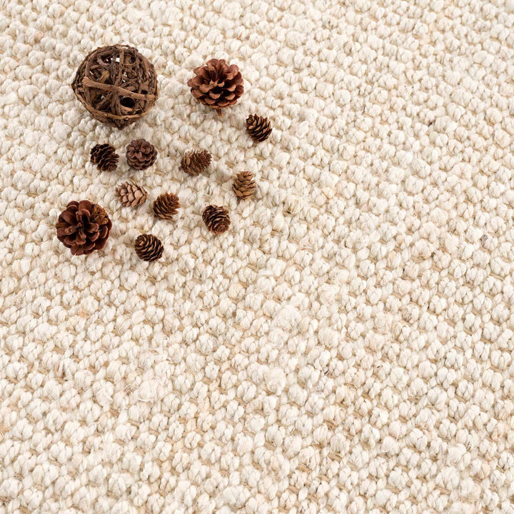 Contemporary Solid Hand Woven Tan Natural Fiber Jute Multi Size Area Rug - The Rug Decor