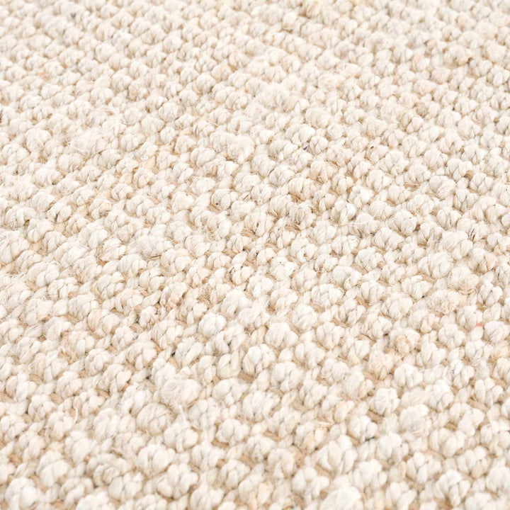 Contemporary Solid Hand Woven Tan Natural Fiber Jute Multi Size Area Rug - The Rug Decor