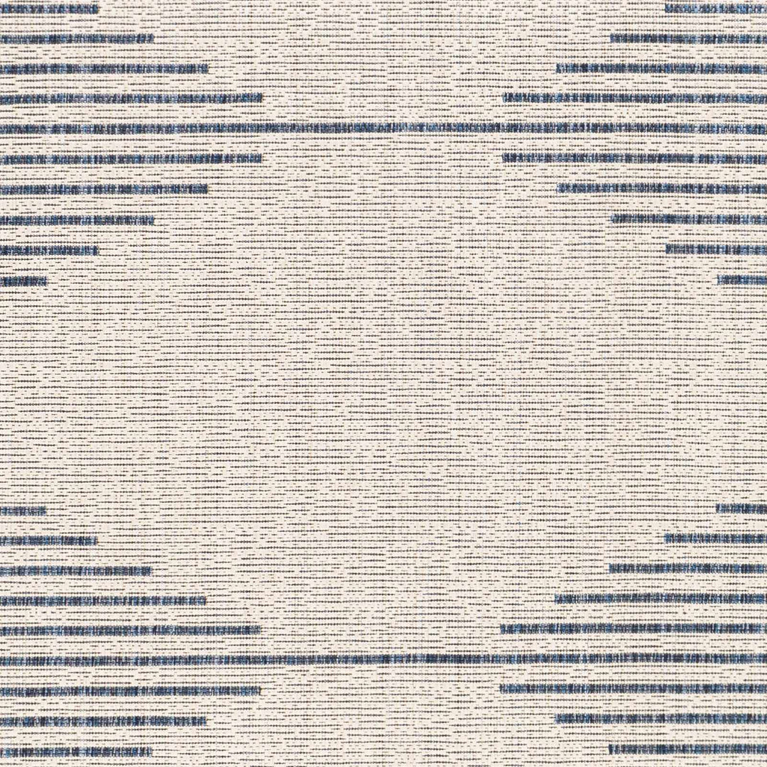 Contemporary Tribal Design Blue, Off-White and Beige Multi size Area Rug - The Rug Decor
