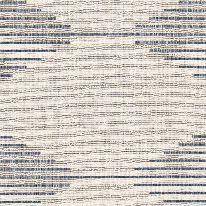 Contemporary Tribal Design Blue, Off-White and Beige Multi size Area Rug - The Rug Decor
