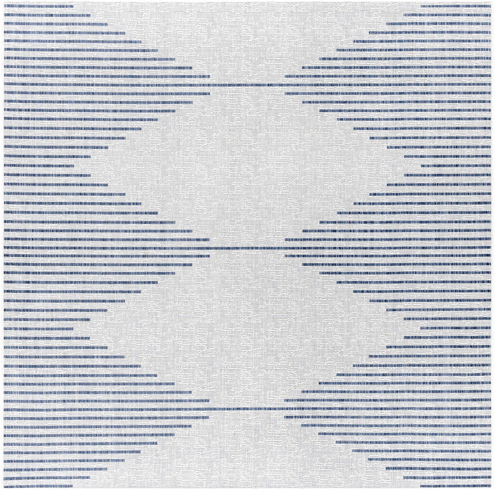 Contemporary Tribal Design Blue, Off-White and Beige Multi size Area Rug - The Rug Decor