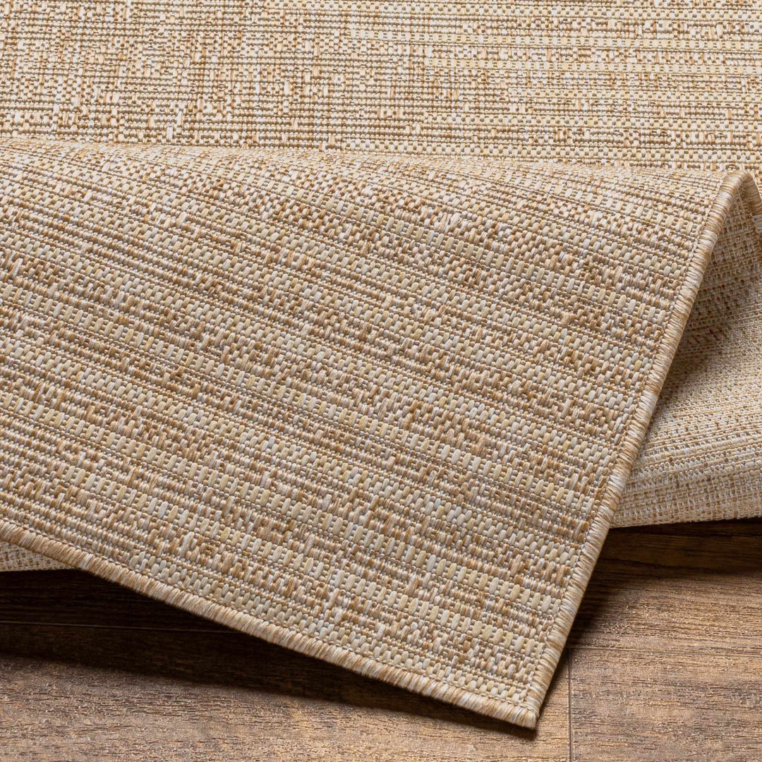 Contemporary Tribal Design Ivory and Camel outdoor safe Area Rug - The Rug Decor