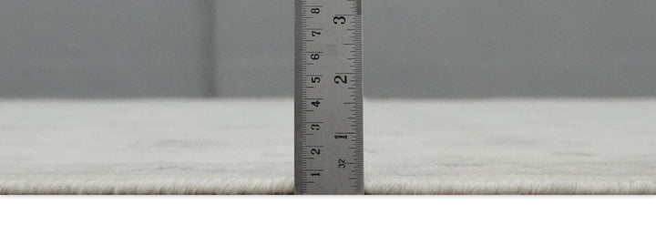 Custom Made Fine Hand Knotted Ivory and Charcoal Style Hand knotted Wool Area Rug - The Rug Decor