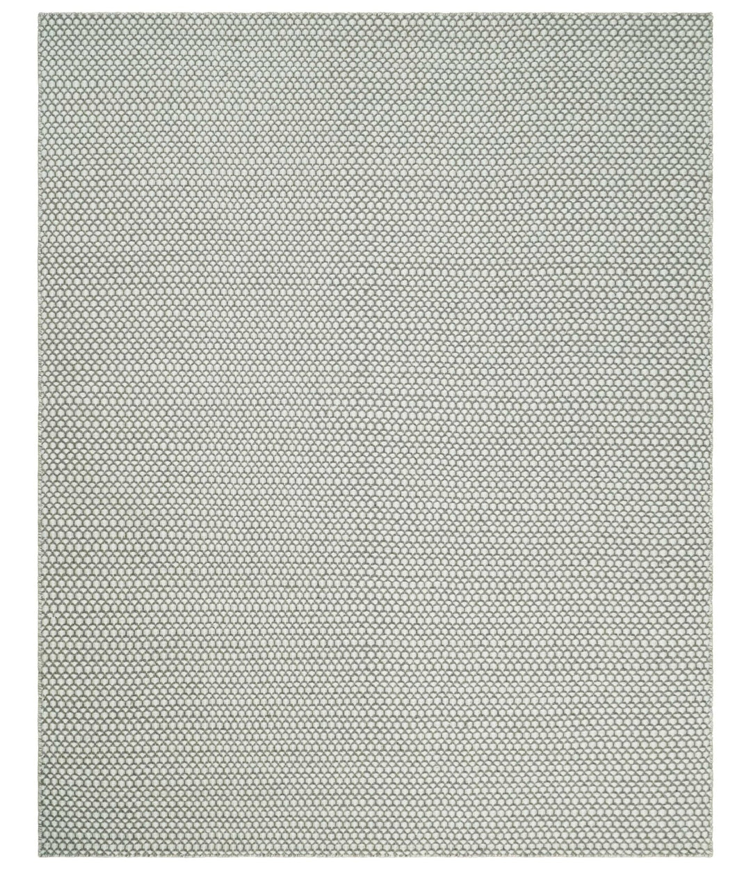 Flatwoven Dhurrie 8x10 and 9x12 Modern Checkered Gray and Ivory Wool Area Rug, Layering Rug | TRDCP832 - The Rug Decor
