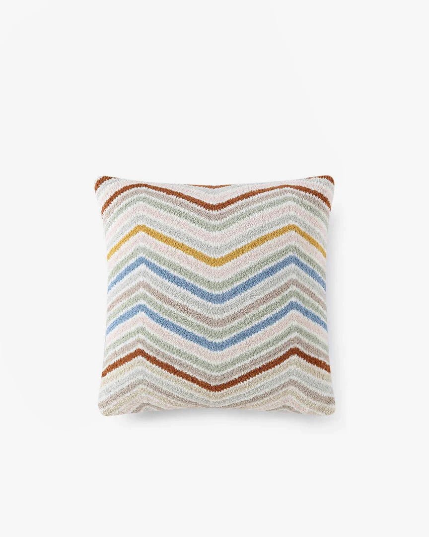 Geometric Pattern Multi Color Chevron Soft Throw Pillow - The Rug Decor