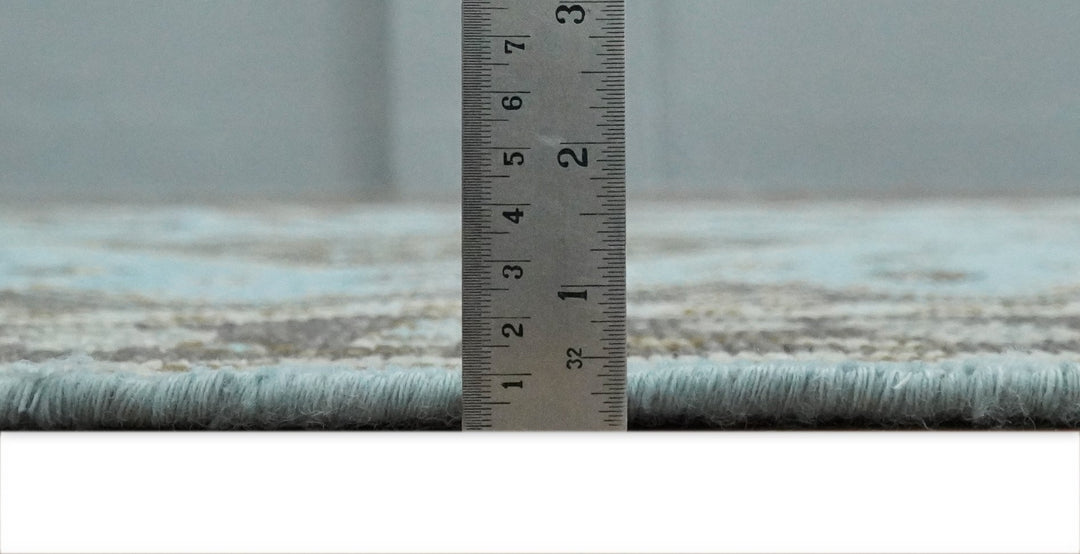 Hand knotted 4x6 Persian Blue and Brown Antique Vintage Wool Area Rug | TRD242846 - The Rug Decor